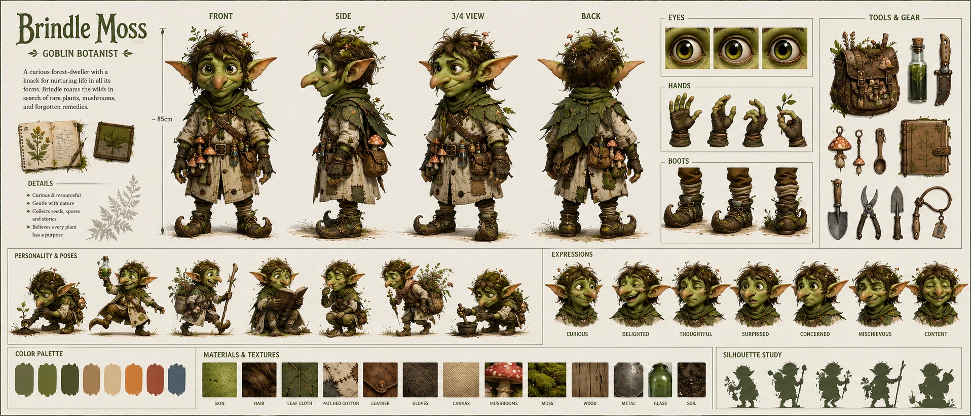 Brindle Moss — Characters & imagined worlds