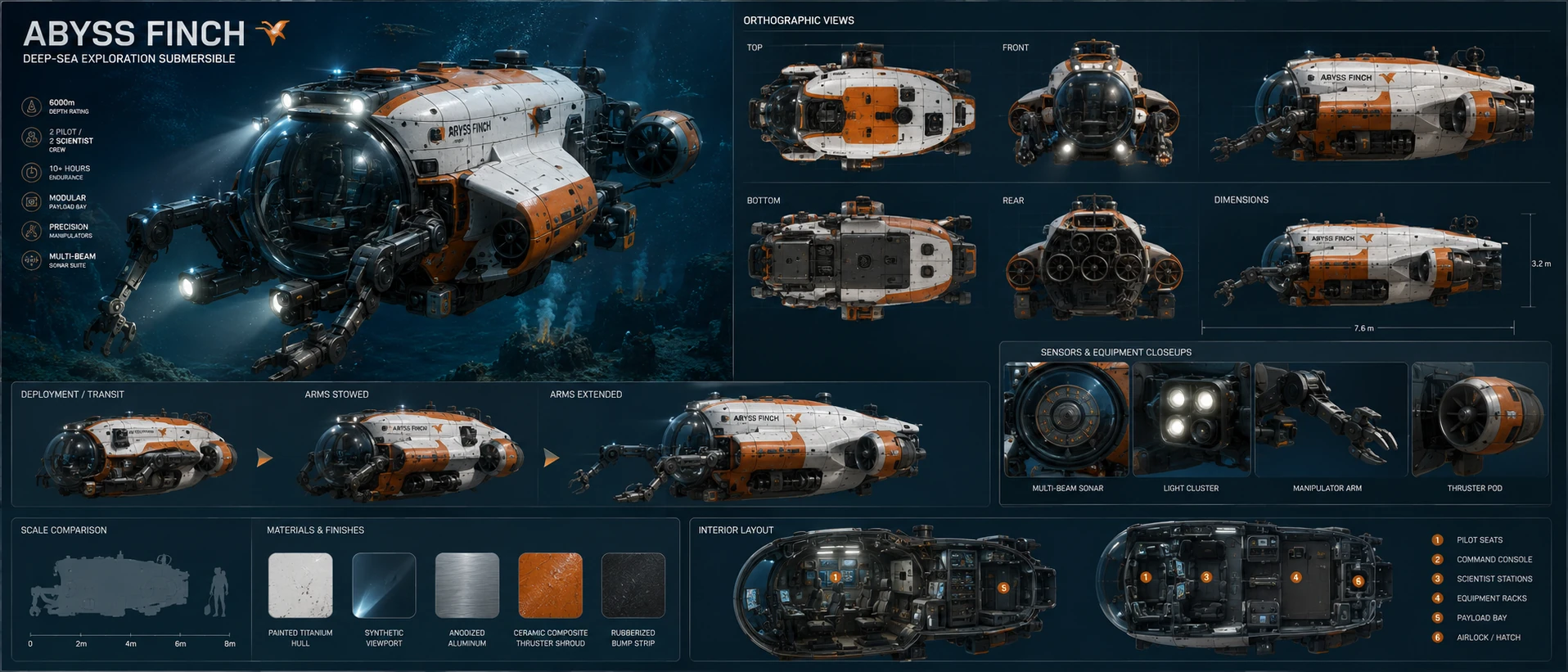 Abyss Finch — Objects, vehicles & design