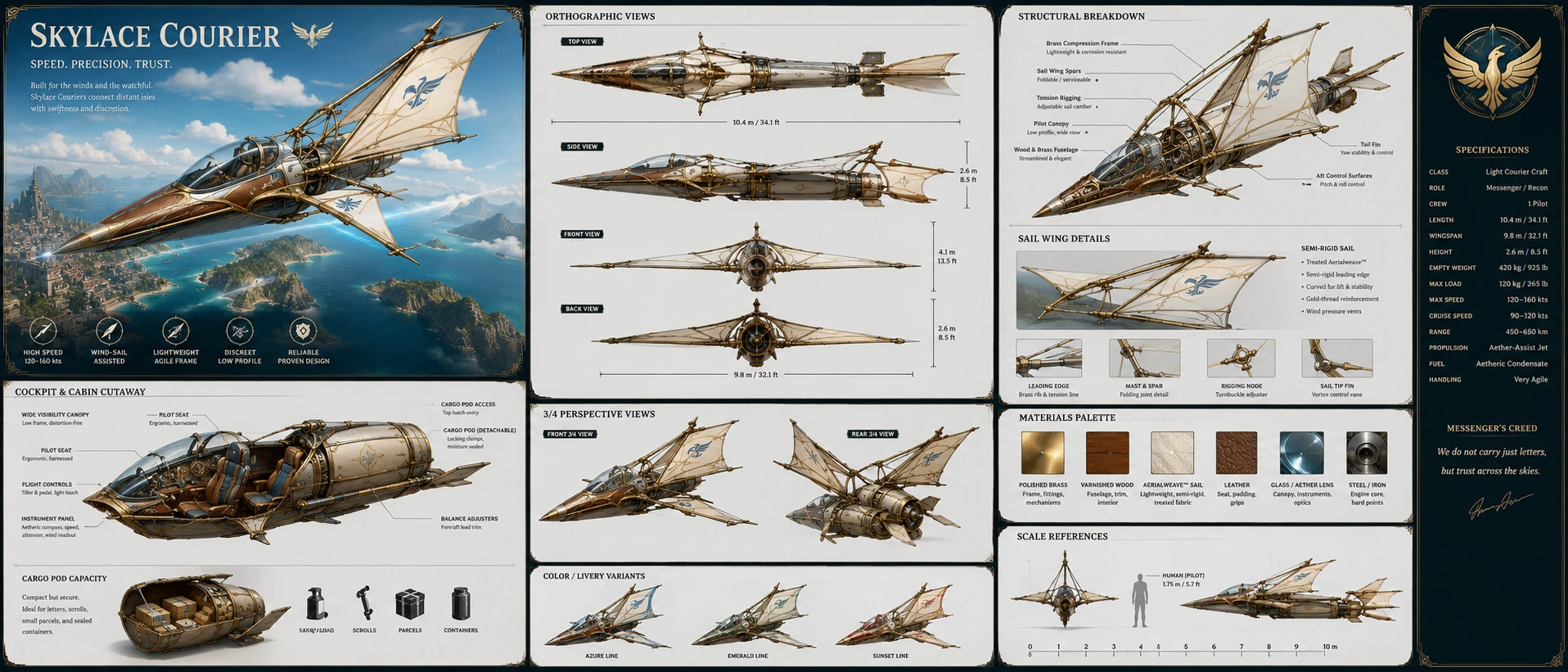Skylace Courier — Objects, vehicles & design